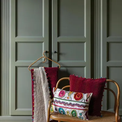 Coussins - Coussin uni Gastounet Griotte 45 x 45 - MAISON VIVARAISE - SDE VIVARAISE WINKLER