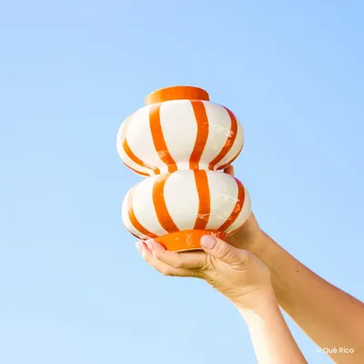 Vases - VASE AUGUSTINO - RAYAS BAILARINAS - QUE RICO