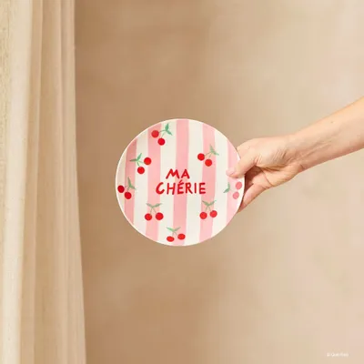 Assiettes au quotidien - DESSERT PLATE DIEGO - 3 ASS. - QUE RICO