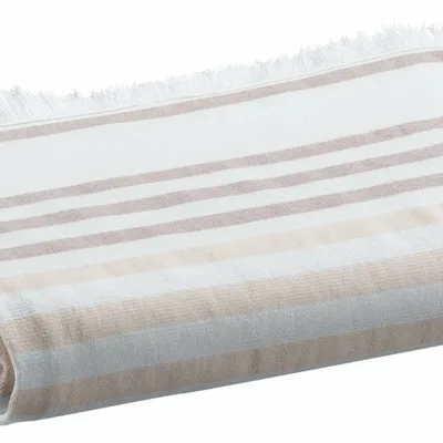 Hammams - Recycled Hammam Towel Samoa Naturel 100 X 200 - MAISON VIVARAISE - SDE VIVARAISE WINKLER
