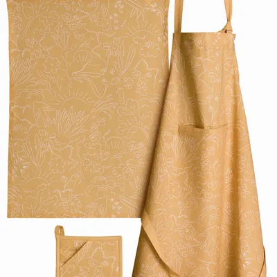 Aprons - Freedom Organic Kitchen Apron Bambou 72 X 85 - MAISON VIVARAISE - SDE VIVARAISE WINKLER