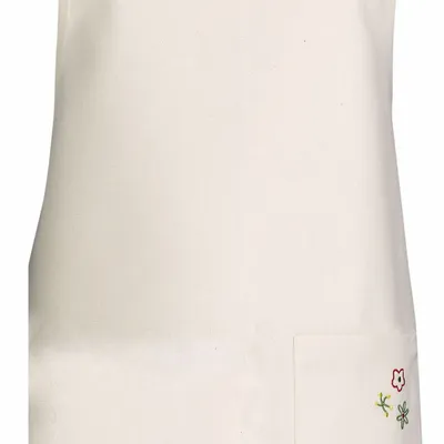 Aprons - Recycled Gardenia kitchen apron Écru 110 X 80 - MAISON VIVARAISE - SDE VIVARAISE WINKLER