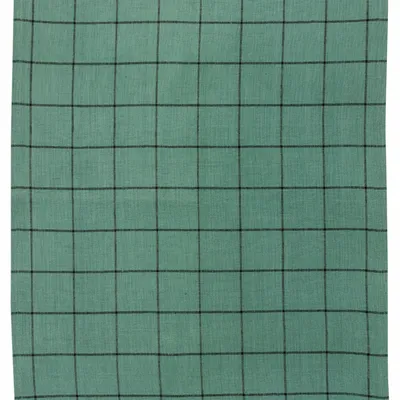 Torchons - Torchon Metis Kilia carreaux Vert de gris 50 x 70 - MAISON VIVARAISE - SDE VIVARAISE WINKLER