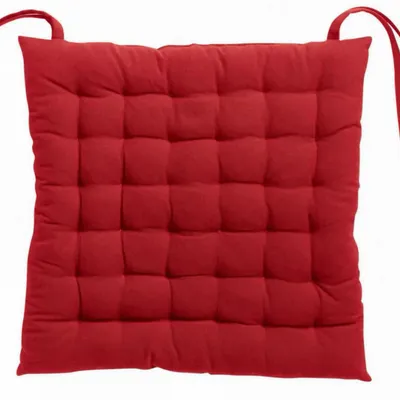 Chaises - Galette de chaise 36 points Zea recyclée Tango 38 x 38 x 3 cm - MAISON VIVARAISE - SDE VIVARAISE WINKLER