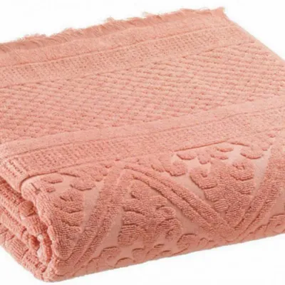 Serviettes de bain - Drap de douche uni Zoe Argile 70 x 140 - MAISON VIVARAISE - SDE VIVARAISE WINKLER