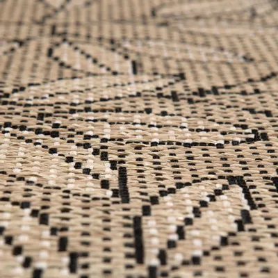 Tapis - Tapis Chelby outdoor Naturel diamètre 160 cm - MAISON VIVARAISE - SDE VIVARAISE WINKLER