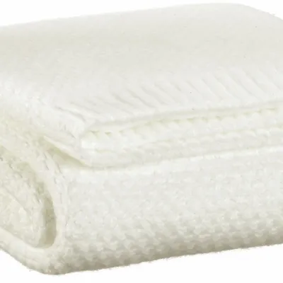Throw blankets - Recycled Knit Throw Danilo Neige 130 X 160 - MAISON VIVARAISE - SDE VIVARAISE WINKLER