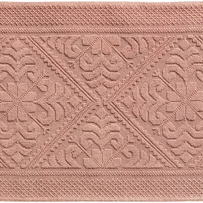 Autres linges de bain - Tapis de bain uni Enzo Argile 54 x 110 - MAISON VIVARAISE - SDE VIVARAISE WINKLER