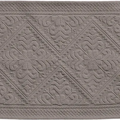 Autres linges de bain - Tapis de bain uni Enzo Chamois 54 x 64 - MAISON VIVARAISE - SDE VIVARAISE WINKLER