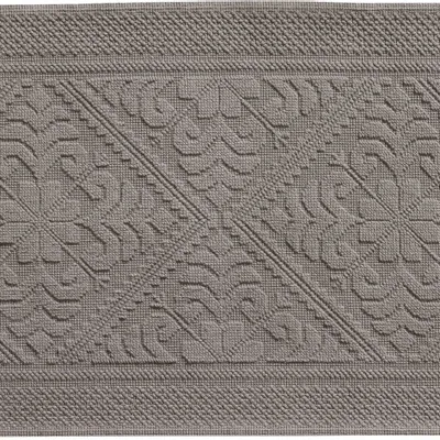 Autres linges de bain - Tapis de bain uni Enzo Chamois 54 x 110 - MAISON VIVARAISE - SDE VIVARAISE WINKLER