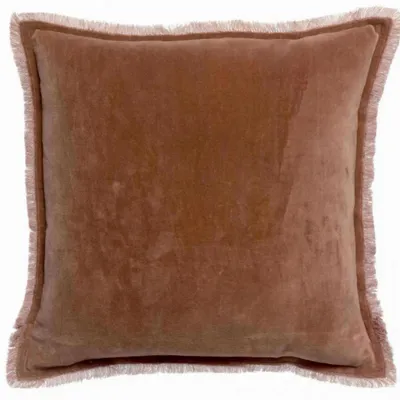 Cushions - Plain Cushion Fara Bois de rose 45 X 45 - MAISON VIVARAISE - SDE VIVARAISE WINKLER