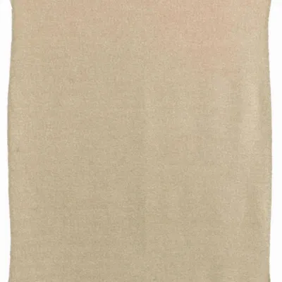Plaids - Plaid uni recyclé Isabel Naturel 130 x 160 - MAISON VIVARAISE - SDE VIVARAISE WINKLER