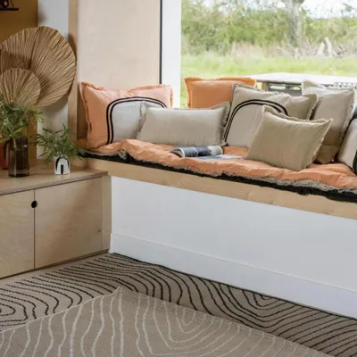 Bed linens - Plain Laly Bedspread Lin 85 X 200 - MAISON VIVARAISE - SDE VIVARAISE WINKLER