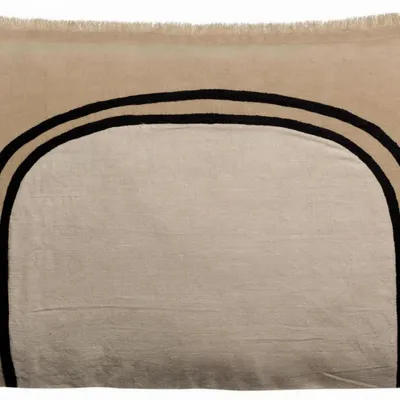 Cushions - Laly Bicolore Two-Tone Cushion Galet 40 X 65 - MAISON VIVARAISE - SDE VIVARAISE WINKLER