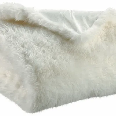 Throw blankets - Recycled Plaid Nolan Neige 130 X 170 - MAISON VIVARAISE - SDE VIVARAISE WINKLER