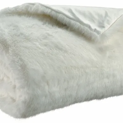 Plaids - Maxi plaid recyclé Nolan Neige 180 x 220 - MAISON VIVARAISE - SDE VIVARAISE WINKLER