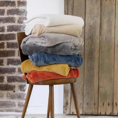 Throw blankets - Recycled Throw Theo Pacific 130 X 160 - MAISON VIVARAISE - SDE VIVARAISE WINKLER