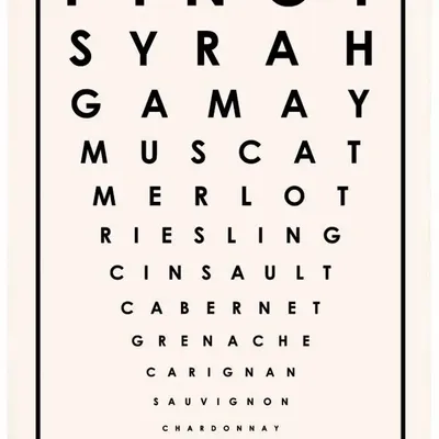 Dish towels - Test tea towel French grape varieties Écru 48 X 72 - MAISON VIVARAISE - SDE VIVARAISE WINKLER