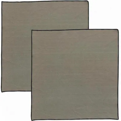 Serviettes - Serviette de table recyclée Grace Ombre 40 x 40 - MAISON VIVARAISE - SDE VIVARAISE WINKLER
