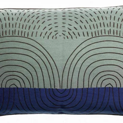 Coussins - Coussin brodé Etna Touareg 40 x 65 - MAISON VIVARAISE - SDE VIVARAISE WINKLER