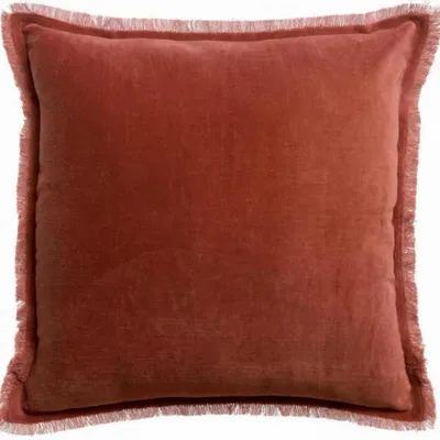 Cushions - Plain Cushion Fara Sienne 45 X 45 - MAISON VIVARAISE - SDE VIVARAISE WINKLER