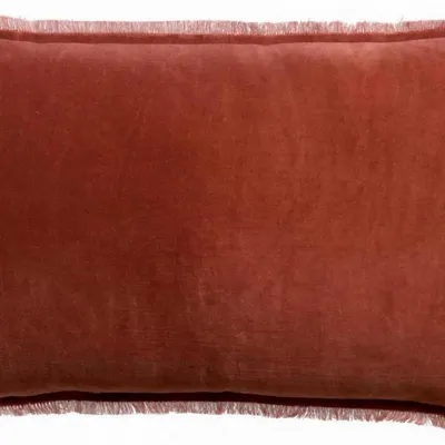 Cushions - Plain Cushion Fara Sienne 40 X 65 - MAISON VIVARAISE - SDE VIVARAISE WINKLER