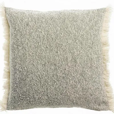 Cushions - Jane Tweed Cushion Olive 45 X 45 - MAISON VIVARAISE - SDE VIVARAISE WINKLER