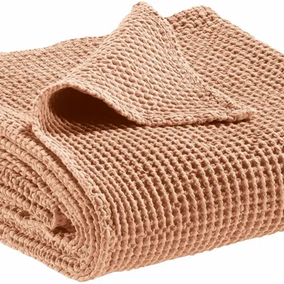 Linge de lit - Jeté recyclé Maia Dragée 240 x 260 - MAISON VIVARAISE - SDE VIVARAISE WINKLER