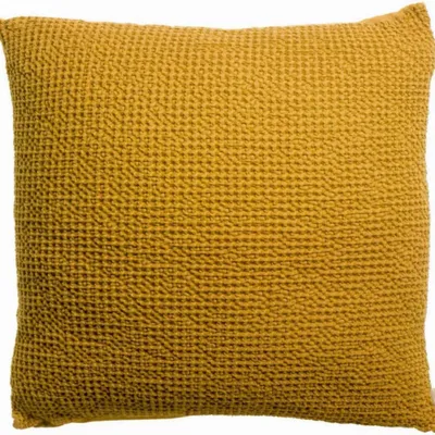 Cushions - Cushion Recycled Maia Safran 45 X 45 - MAISON VIVARAISE - SDE VIVARAISE WINKLER