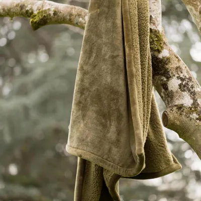 Linge de lit - Jeté de lit Michka Romarin 220 x 240 - MAISON VIVARAISE - SDE VIVARAISE WINKLER