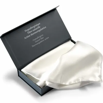 Linge de lit - Taie d'oreiller Ashley Neige 65 x 65 - MAISON VIVARAISE - SDE VIVARAISE WINKLER