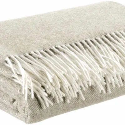 Plaids - Plaid Carina Nuage 130 x 190 - MAISON VIVARAISE - SDE VIVARAISE WINKLER