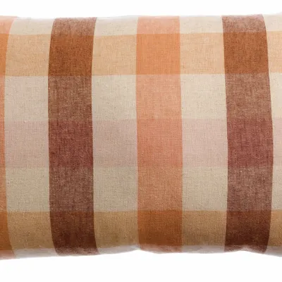 Cushions - Kate Printed Cushion Terracotta 40 X 65 - MAISON VIVARAISE - SDE VIVARAISE WINKLER