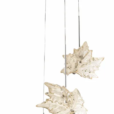 Hanging lights - 3 leaves Champs-Elysées Liana Chandelier - LALIQUE