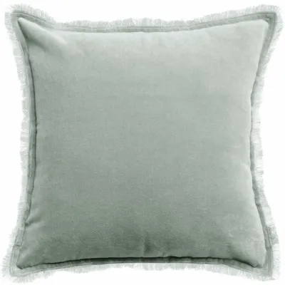 Cushions - Plain Cushion Fara Titane 45 X 45 - MAISON VIVARAISE - SDE VIVARAISE WINKLER