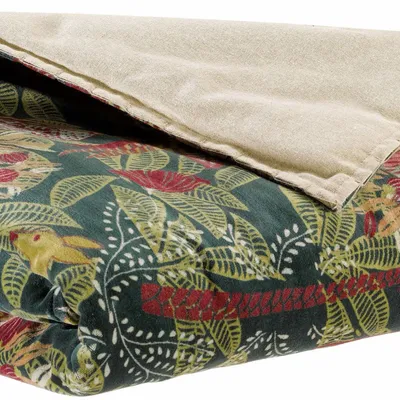 Plaids - Plaid imprimé Ewan Multico 135 x 200 - MAISON VIVARAISE - SDE VIVARAISE WINKLER