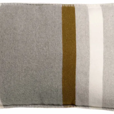 Cushions - Gioia Recycled Jacquard Cushion Perle 40 X 65 - MAISON VIVARAISE - SDE VIVARAISE WINKLER