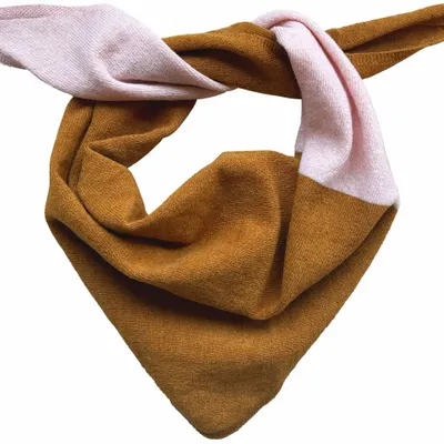 Foulards et écharpes - Écharpe Sofia Moutarde 37 x 110 - LA CERISE SUR LE GATEAU