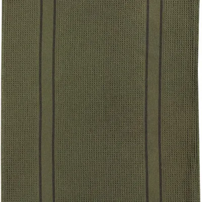 Torchons - Torchon recyclé Lars Olive 50 x 70 - MAISON VIVARAISE - SDE VIVARAISE WINKLER