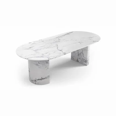 Dining Tables - Refleko - Dining Tables - Statuario Michelangelo Carrara Marble - STONE VALLEY