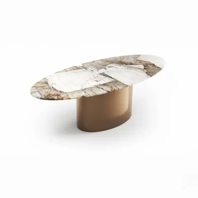Dining Tables - Valleyra - Dining Tables - Patagonia Quartzite - STONE VALLEY