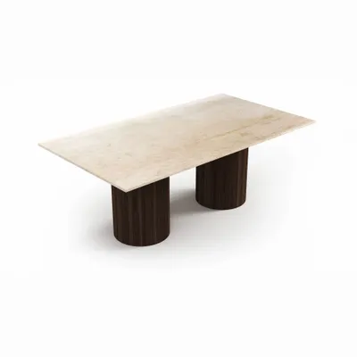 Dining Tables - Jaspura - Dining Tables - Crema Marble - STONE VALLEY