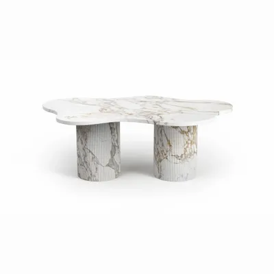 Coffee tables - Nunoca - Coffee Tables - Nero Maquina Marble - STONE VALLEY