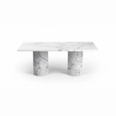 Coffee tables - Jaspura - Coffee tables - Statuario Michelangelo Carrara marble - STONE VALLEY