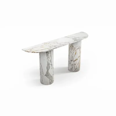 Consoles - Ombrure - Table console - Marbre Calacatta Oro - STONE VALLEY