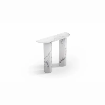 Console table - Ombrure mini - Console table - Statuario Michelangelo Carrara marble - STONE VALLEY