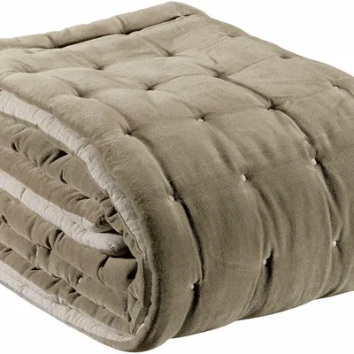 Linge de lit - Chemin de Lit Uni Elise Ficelle 90 X 240 - MAISON VIVARAISE - SDE VIVARAISE WINKLER