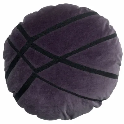 Coussins - Coussin Fara brodé Raisin Diamètre 50 - MAISON VIVARAISE - SDE VIVARAISE WINKLER