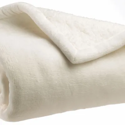 Linge de lit - Jeté de lit Michka Neige 220 x 240 - MAISON VIVARAISE - SDE VIVARAISE WINKLER