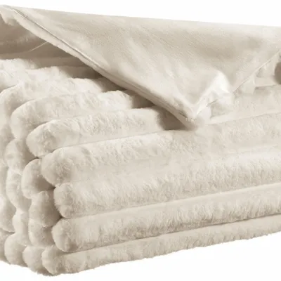 Plaids - Plaid Alice Neige 130 x 160 - MAISON VIVARAISE - SDE VIVARAISE WINKLER